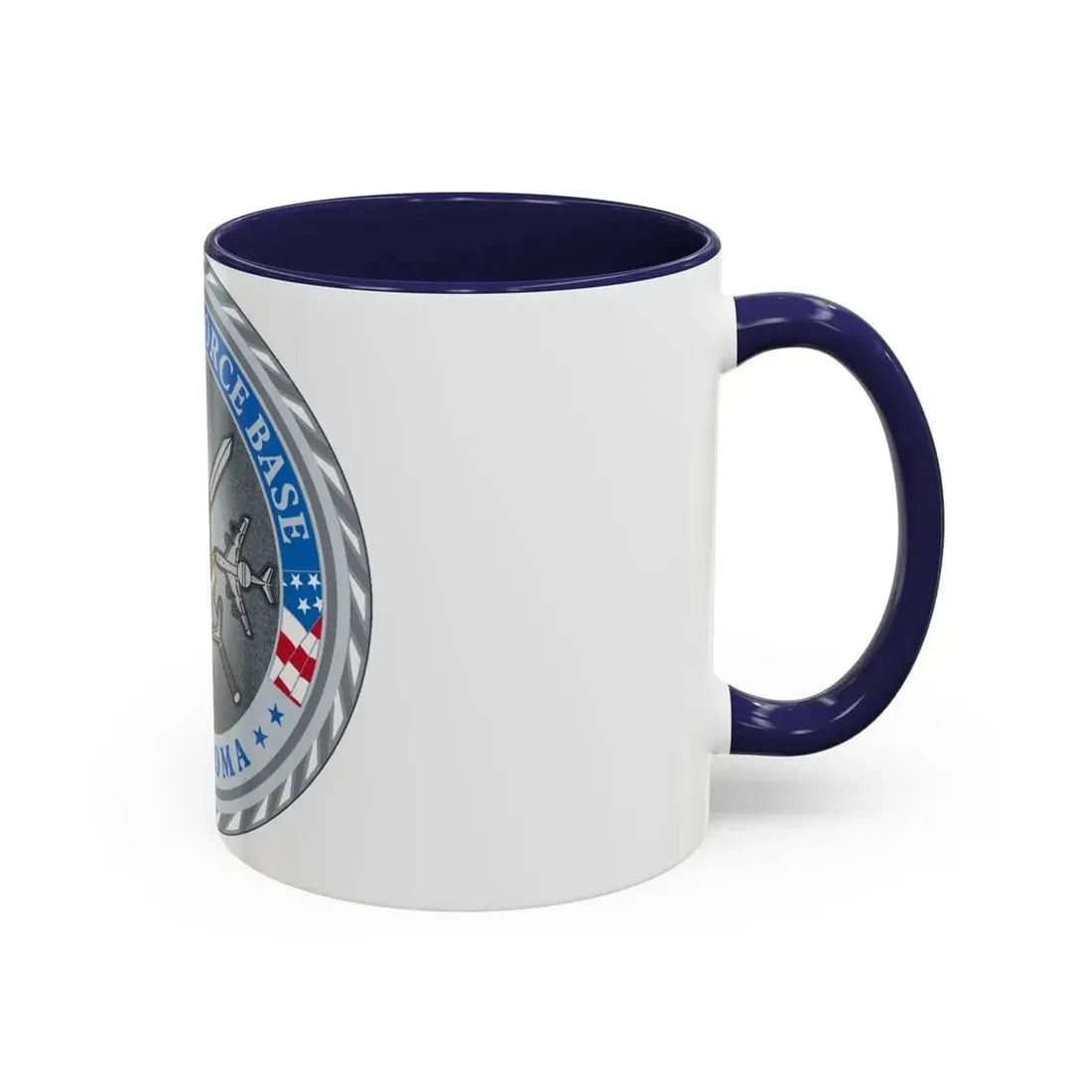 Tinker AF Base (U.S. Air Force) Accent Coffee Mug - Go Mug Yourself