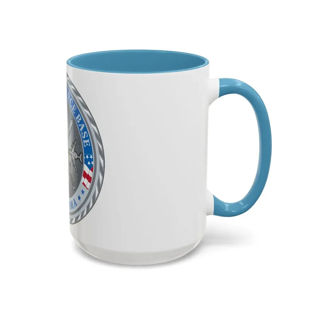 Tinker AF Base (U.S. Air Force) Accent Coffee Mug - Go Mug Yourself