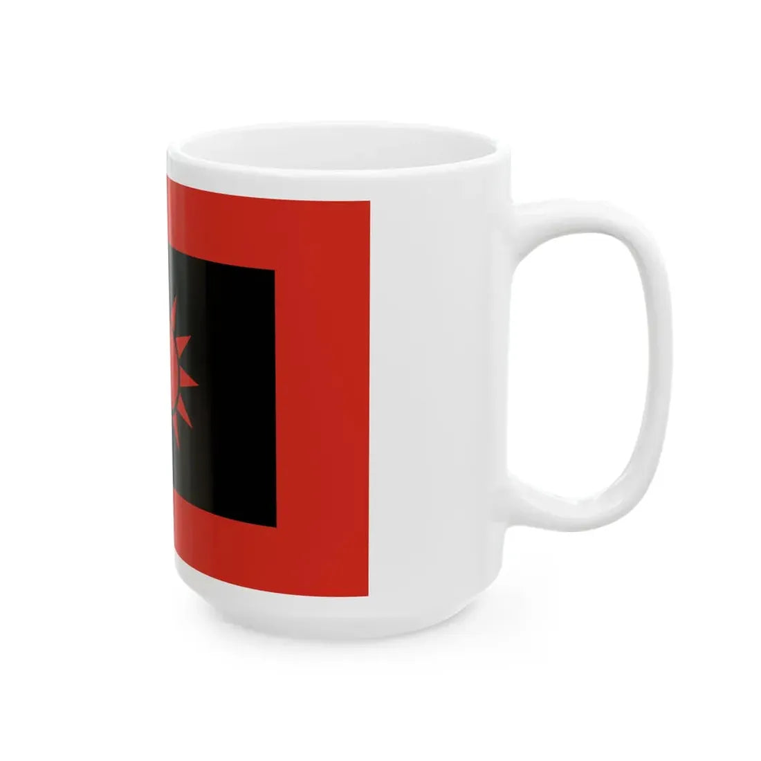 TNO Flag of the National Protection Army (China) White Coffee Mug - Go Mug Yourself