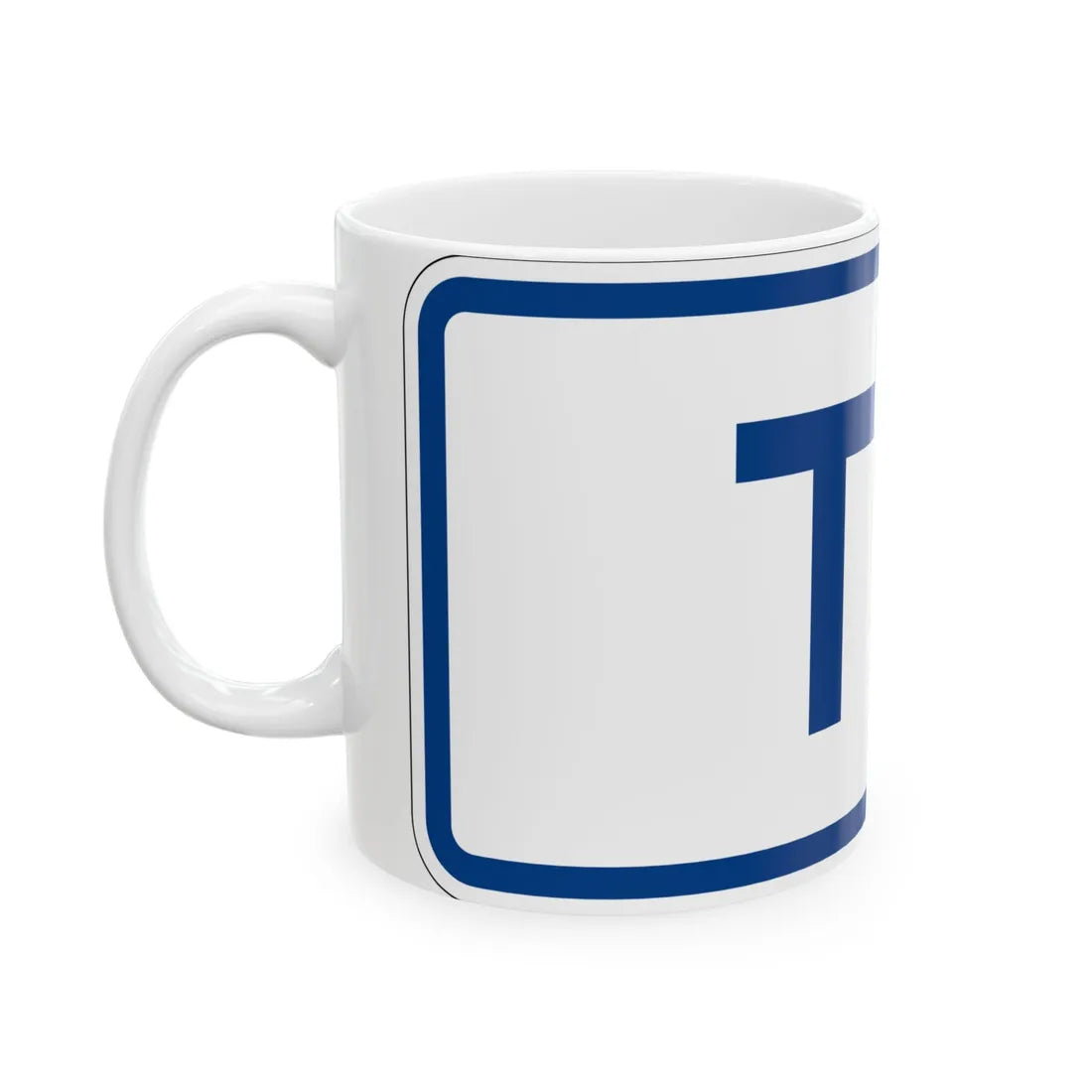 To plate South Carolina (South Carolina) (Road Sign) White Coffee Mug - Go Mug Yourself