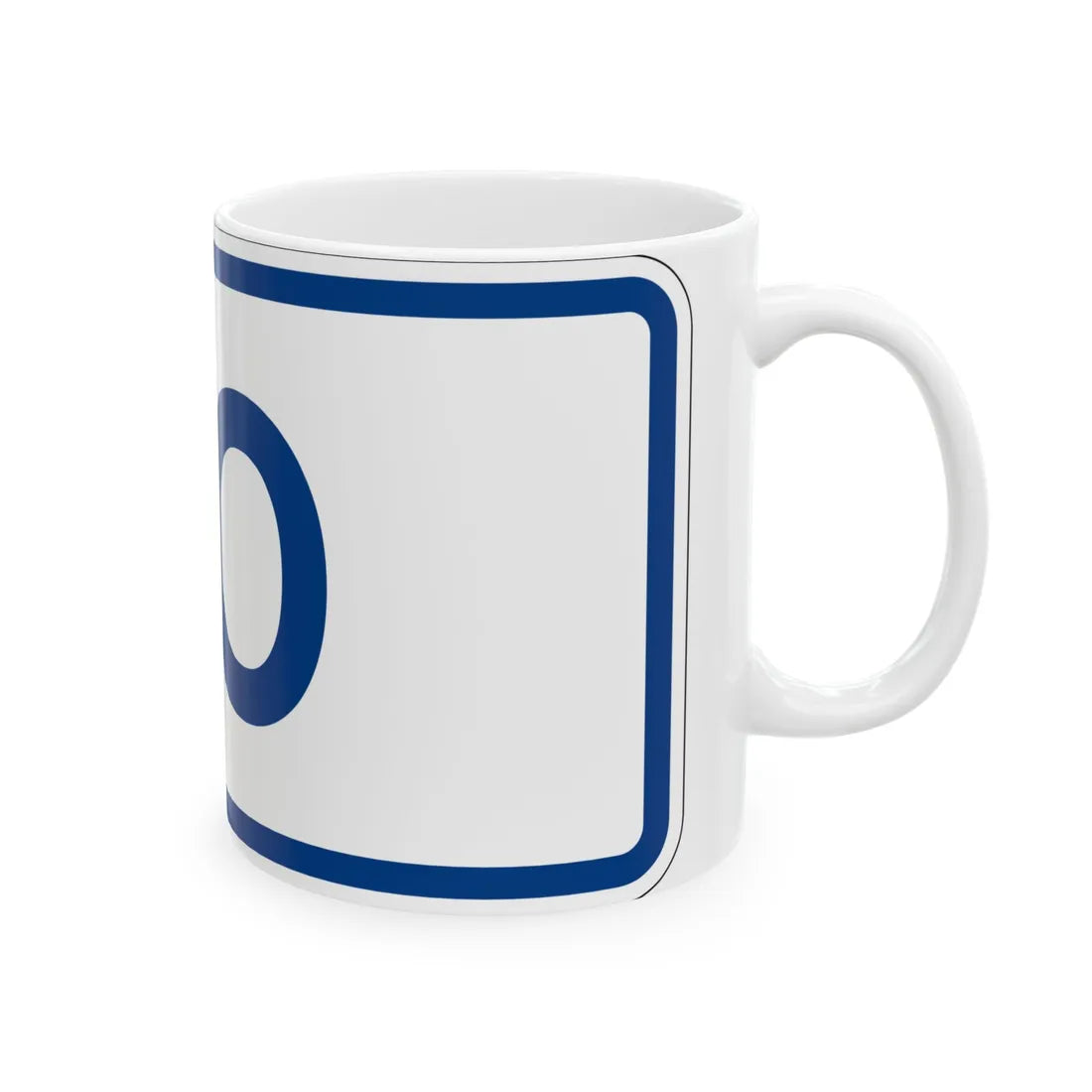 To plate South Carolina (South Carolina) (Road Sign) White Coffee Mug - Go Mug Yourself
