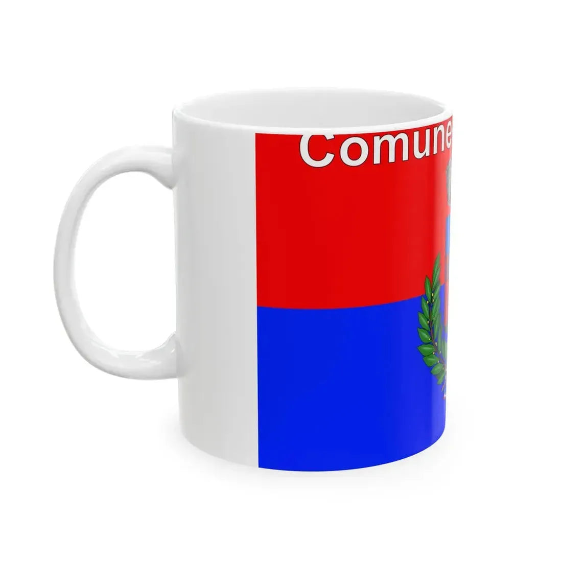 Toirano-Bandiera (Italy) White Coffee Mug - Go Mug Yourself