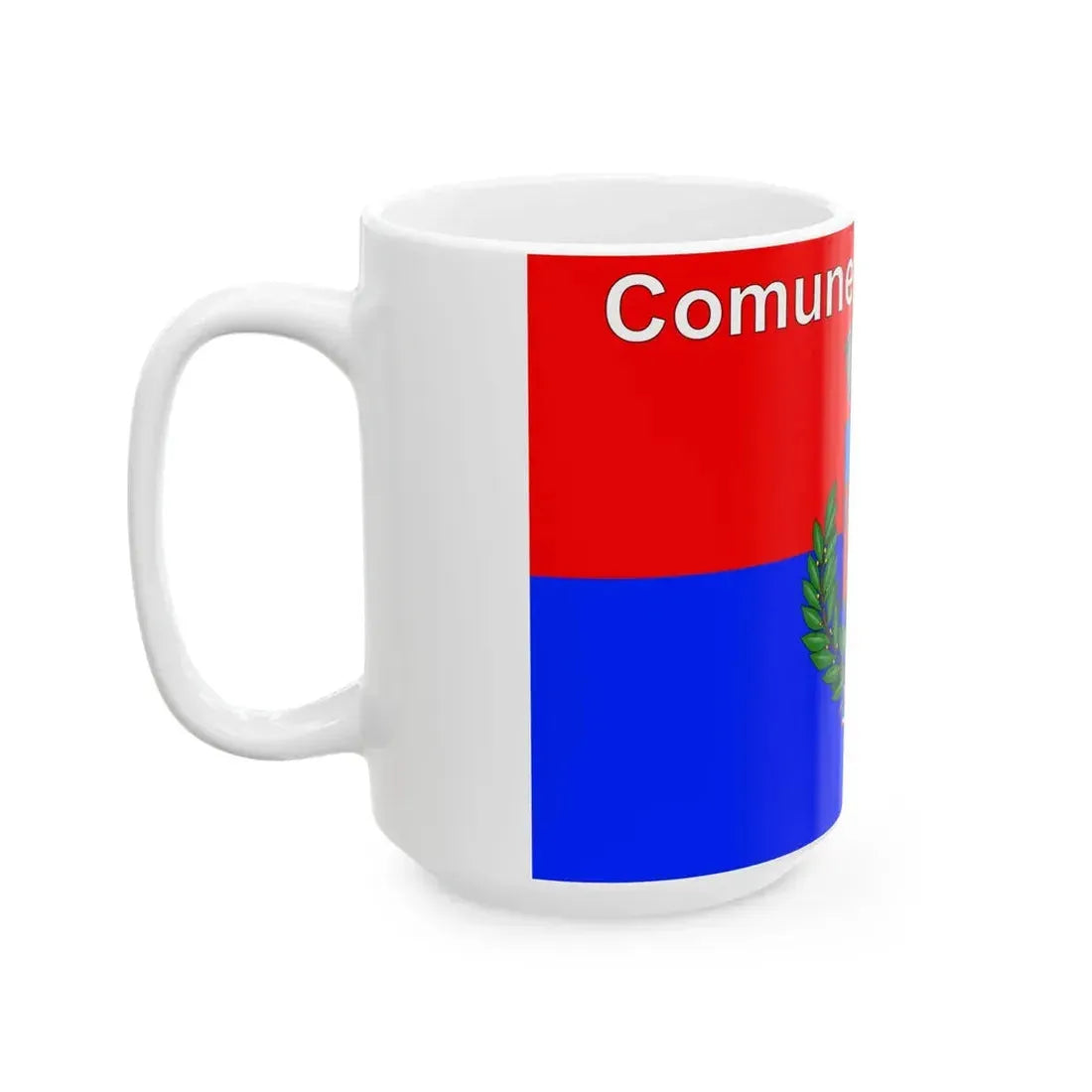 Toirano-Bandiera (Italy) White Coffee Mug - Go Mug Yourself