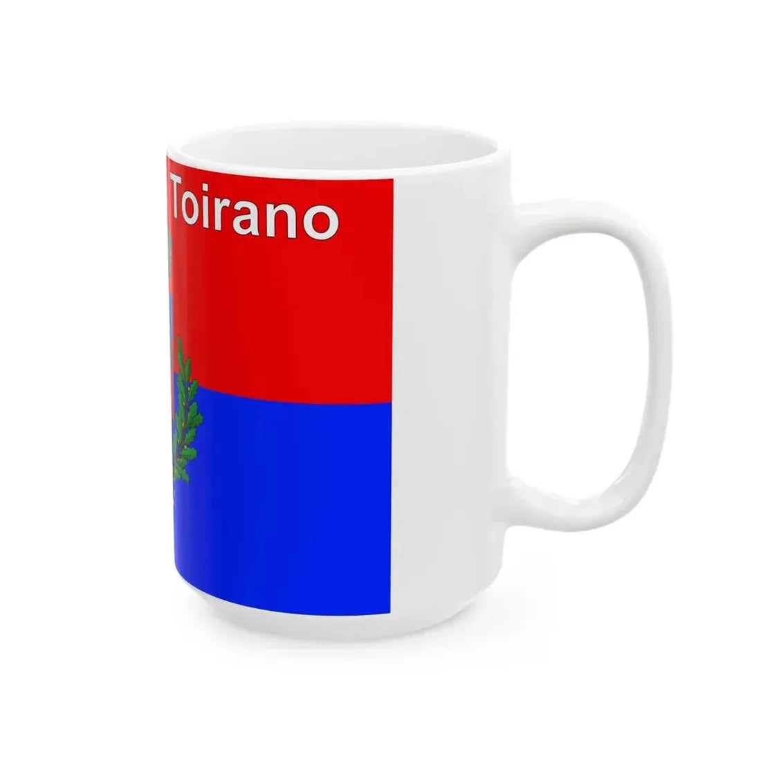 Toirano-Bandiera (Italy) White Coffee Mug - Go Mug Yourself