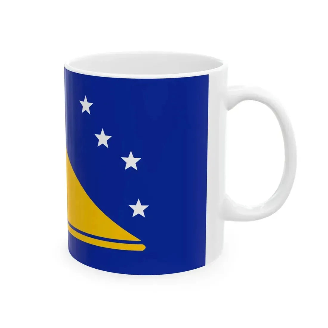 Tokelau flag reconstruction (New Zealand) White Coffee Mug - Go Mug Yourself