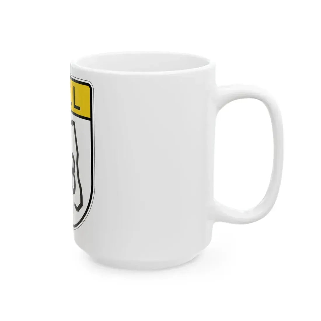 Toll Florida 538 (Florida) (Road Sign) White Coffee Mug - Go Mug Yourself