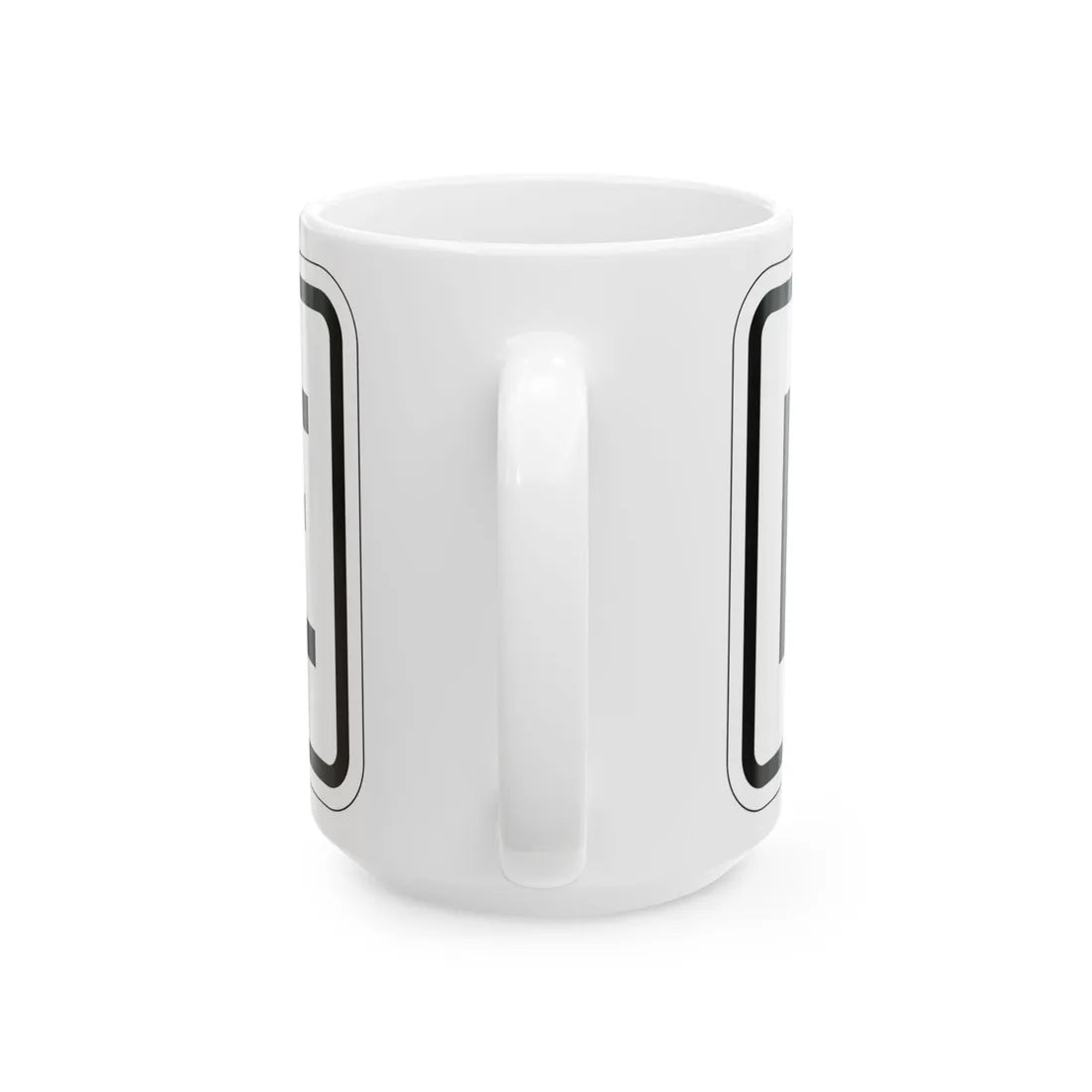 Toll plate es (Puerto Rico) (Road Sign) White Coffee Mug - Go Mug Yourself