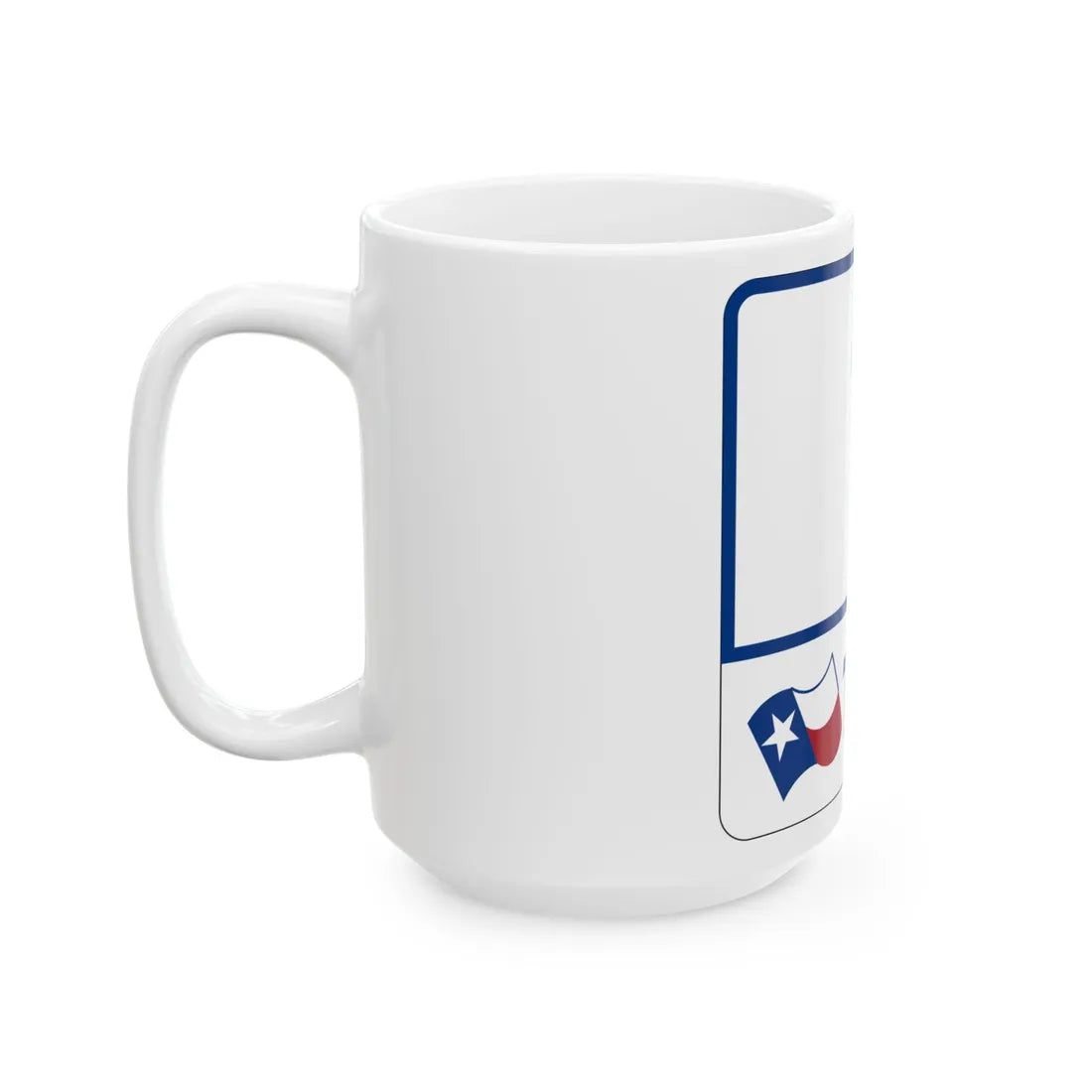 Toll Texas 1 (Texas) (Road Sign) White Coffee Mug - Go Mug Yourself