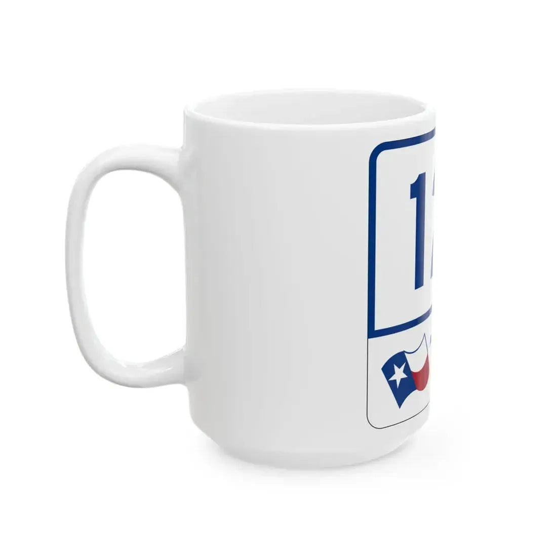 Toll Texas 121 (Texas) (Road Sign) White Coffee Mug - Go Mug Yourself