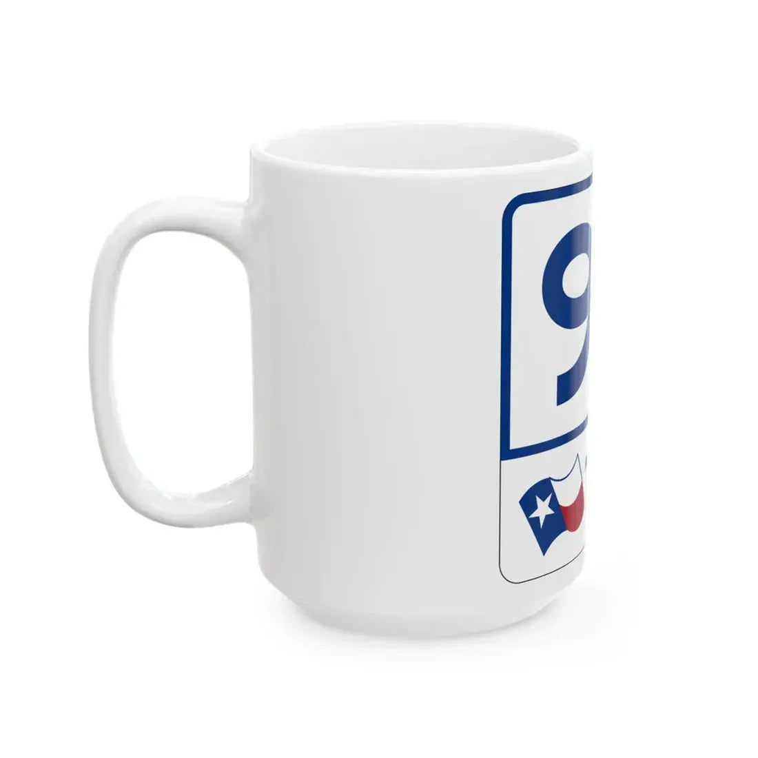 Toll Texas 99 (Texas) (Road Sign) White Coffee Mug - Go Mug Yourself