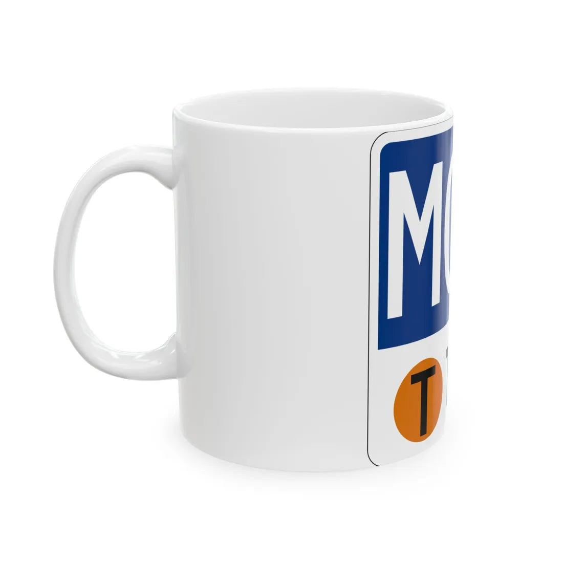 Toll Texas MCLB new (Texas) (Road Sign) White Coffee Mug - Go Mug Yourself