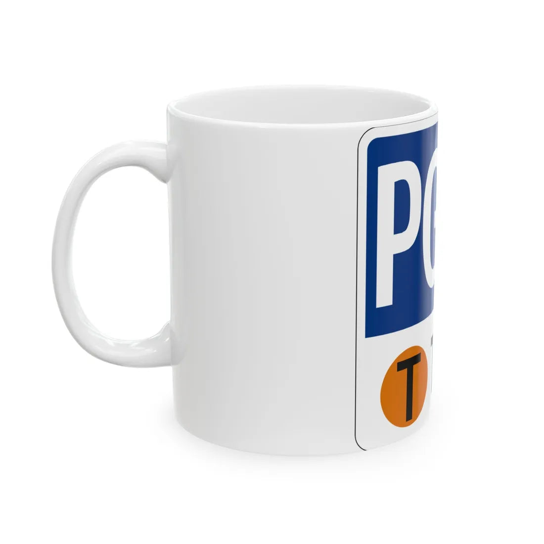Toll Texas PGBT new (Texas) (Road Sign) White Coffee Mug - Go Mug Yourself