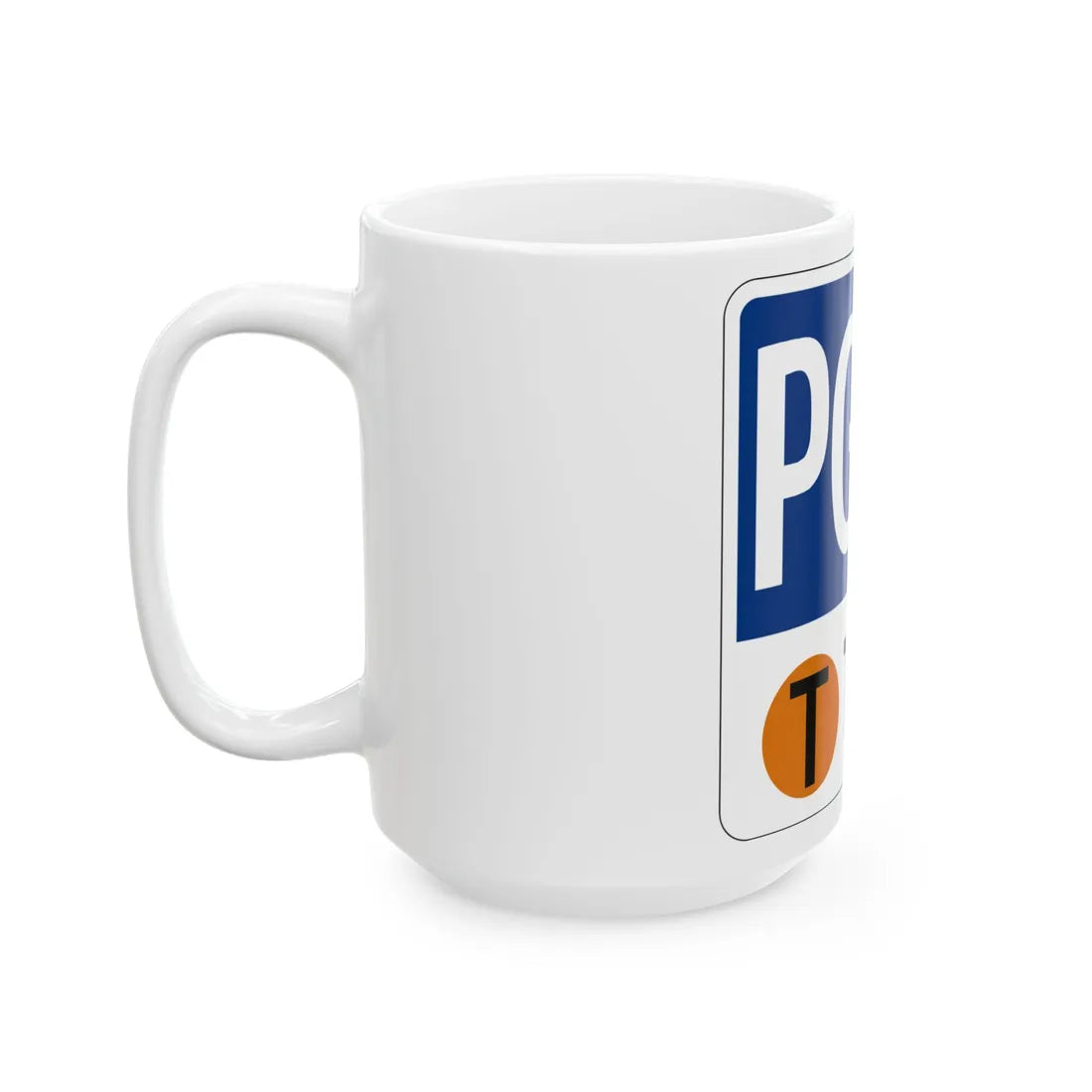 Toll Texas PGBT new (Texas) (Road Sign) White Coffee Mug - Go Mug Yourself