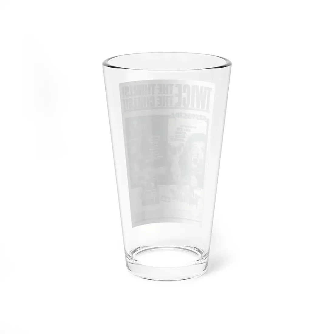 TOMB OF TORTURE + CAVE OF THE LIVING DEAD 1963 Movie Poster - Pint Glass 16oz - Go Mug Yourself