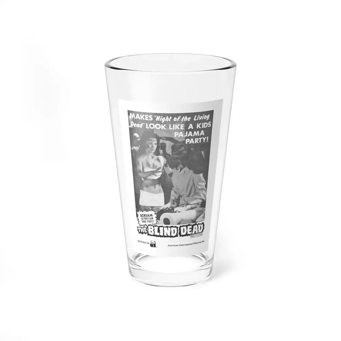 TOMBS OF THE BLIND DEAD (2) 1972 Movie Poster - Pint Glass 16oz 16oz - Go Mug Yourself