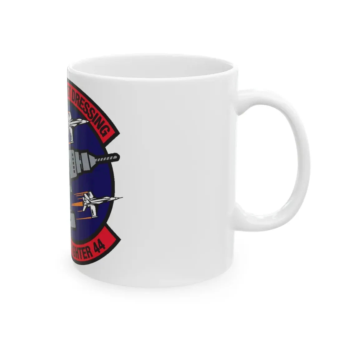 Top Gun Strike Fiighter 44 (U.S. Navy) White Coffee Mug - Go Mug Yourself