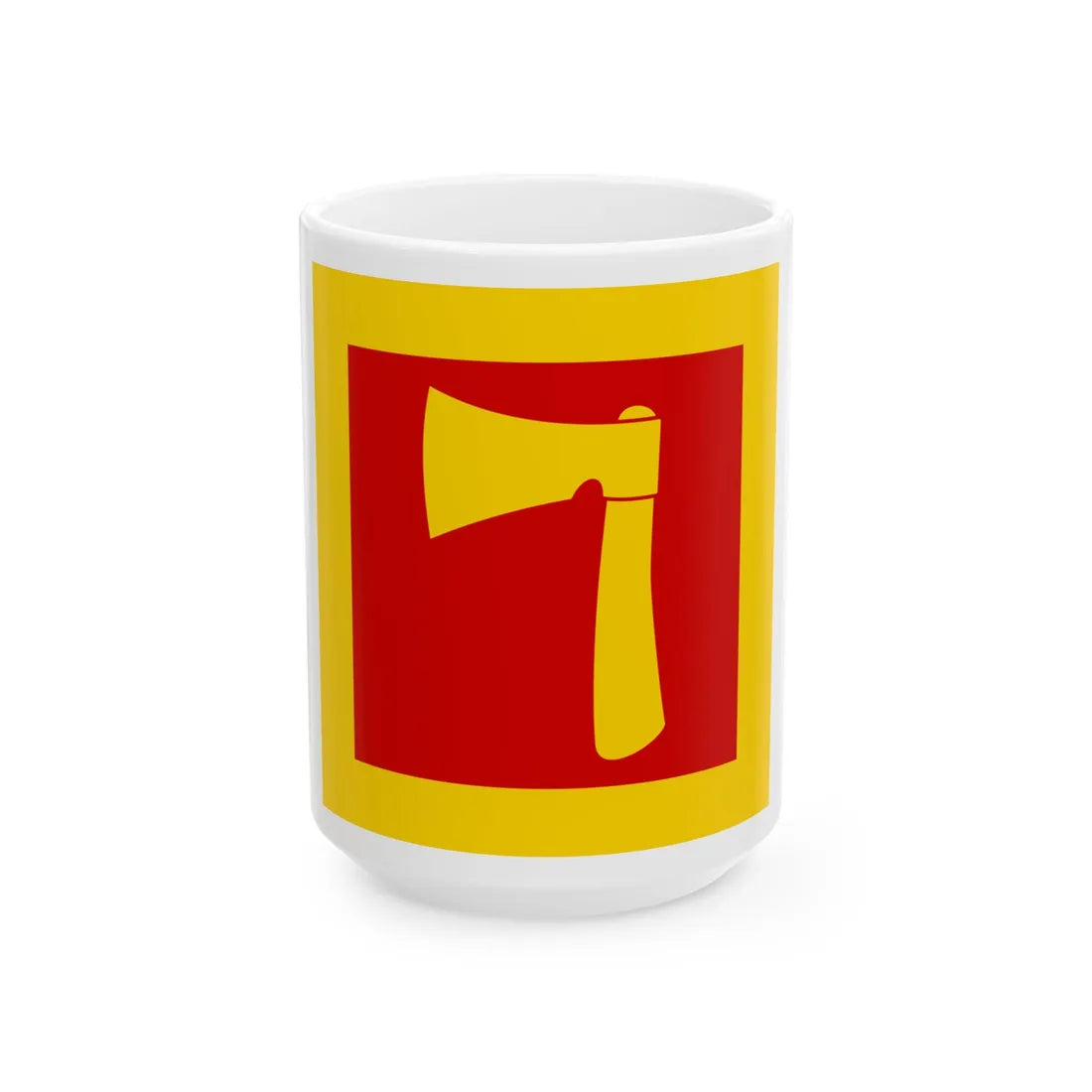 Toporiv flag (Ukraine) White Coffee Mug 15oz - Go Mug Yourself