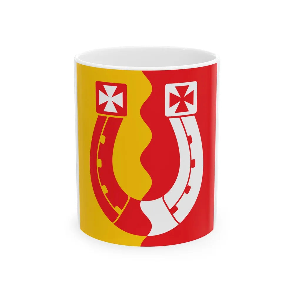 Tori valla lipp (Estonia) White Coffee Mug 11oz - Go Mug Yourself