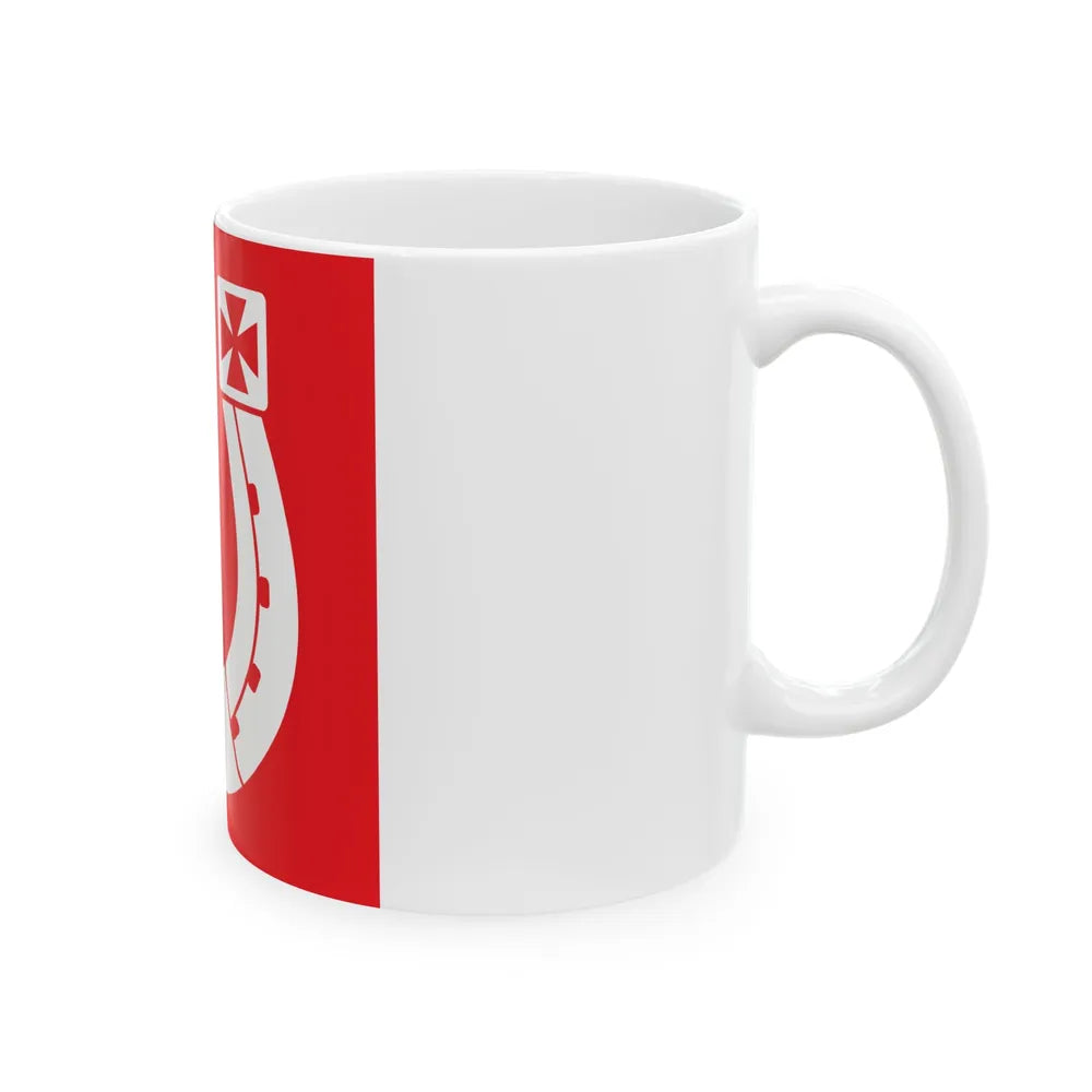 Tori valla lipp (Estonia) White Coffee Mug - Go Mug Yourself