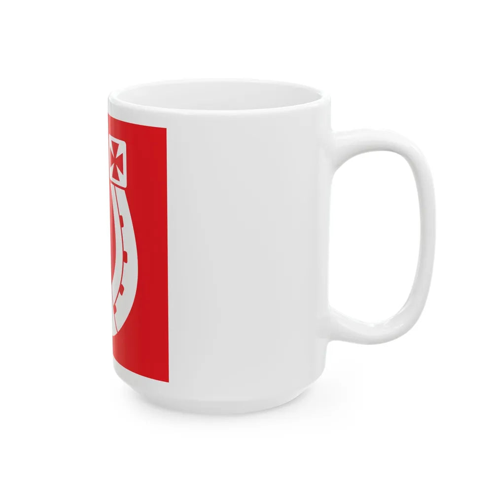 Tori valla lipp (Estonia) White Coffee Mug - Go Mug Yourself