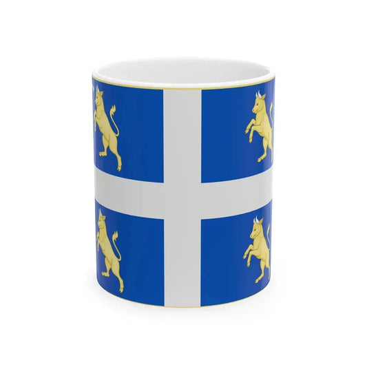 Torino-Bandiera (Italy) White Coffee Mug 11oz - Go Mug Yourself