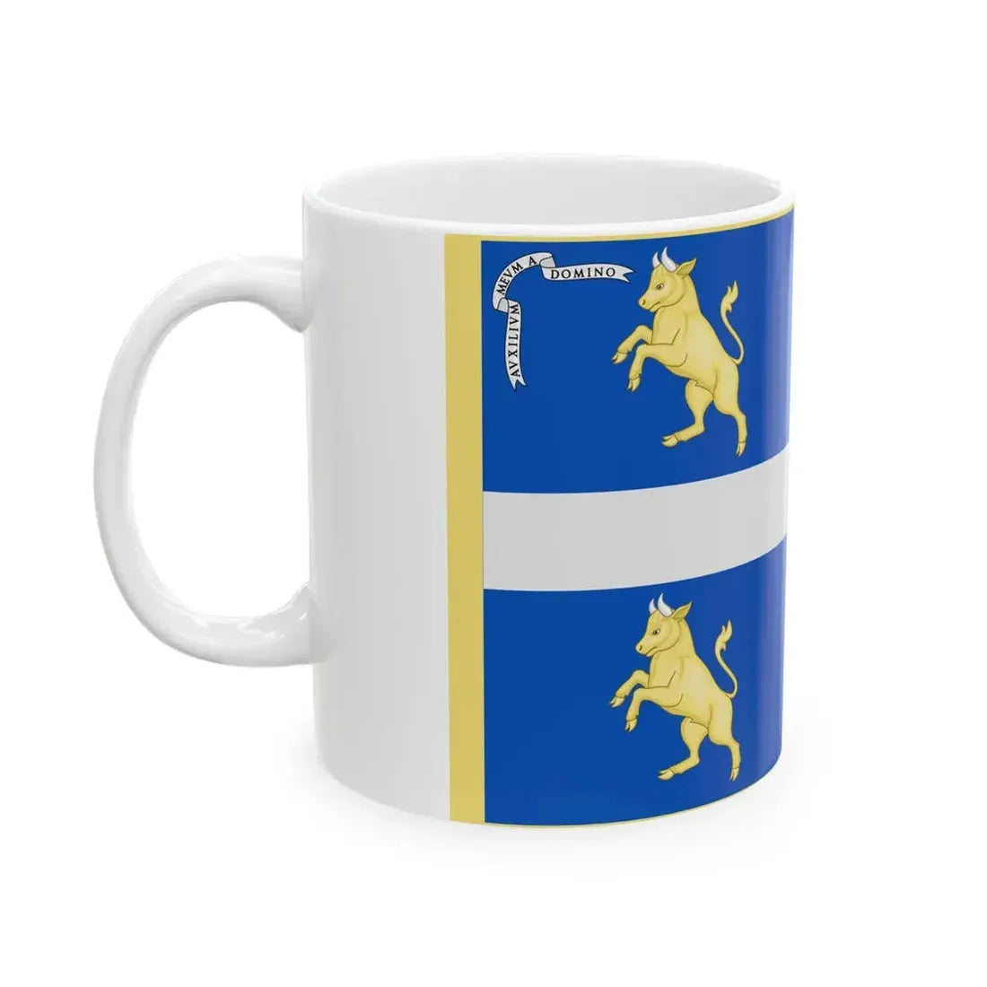 Torino-Bandiera (Italy) White Coffee Mug - Go Mug Yourself