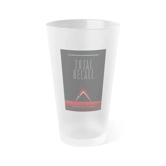 TOTAL RECALL 1990 Movie Poster - Frosted Pint Glass 16oz 16oz Frosted - Go Mug Yourself