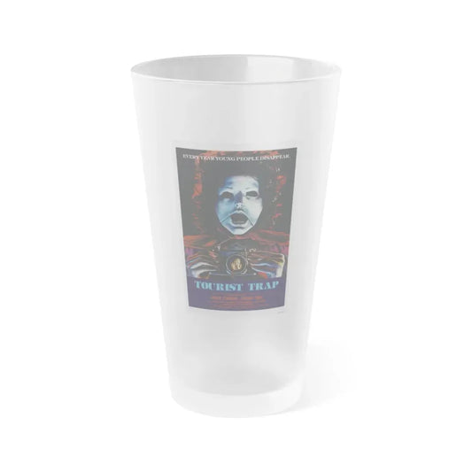 TOURIST TRAP 1979 Movie Poster - Frosted Pint Glass 16oz 16oz Frosted - Go Mug Yourself