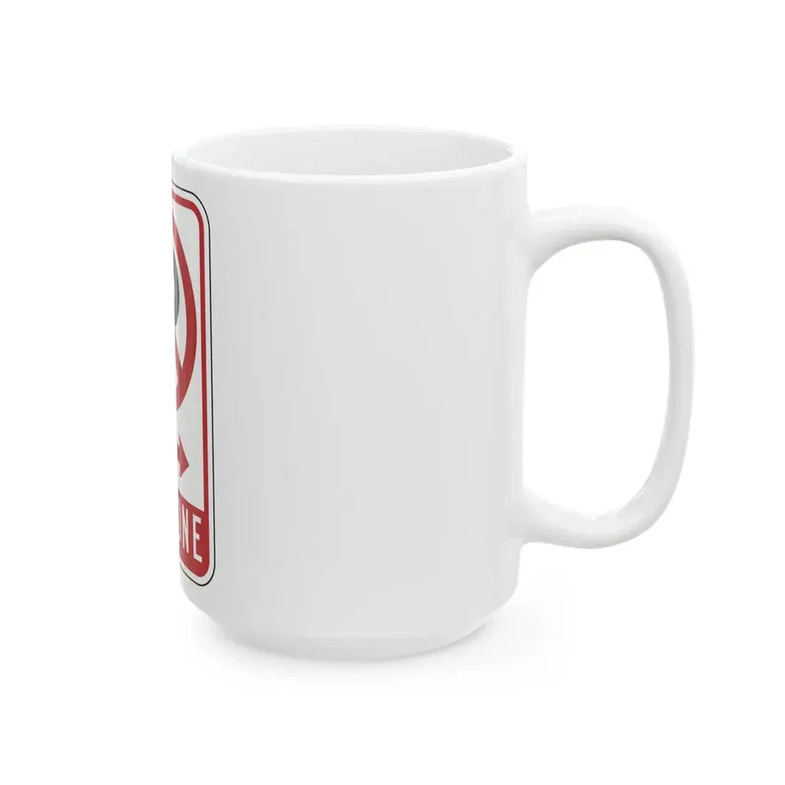 TOW ZONE CDOT R7-1AT (Illinois) (Road Sign) White Coffee Mug - Go Mug Yourself
