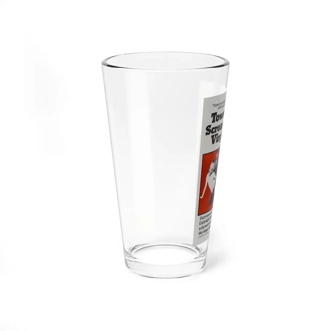TOWER OF SCREAMING VIRGINS 1968 Movie Poster - Pint Glass 16oz - Go Mug Yourself