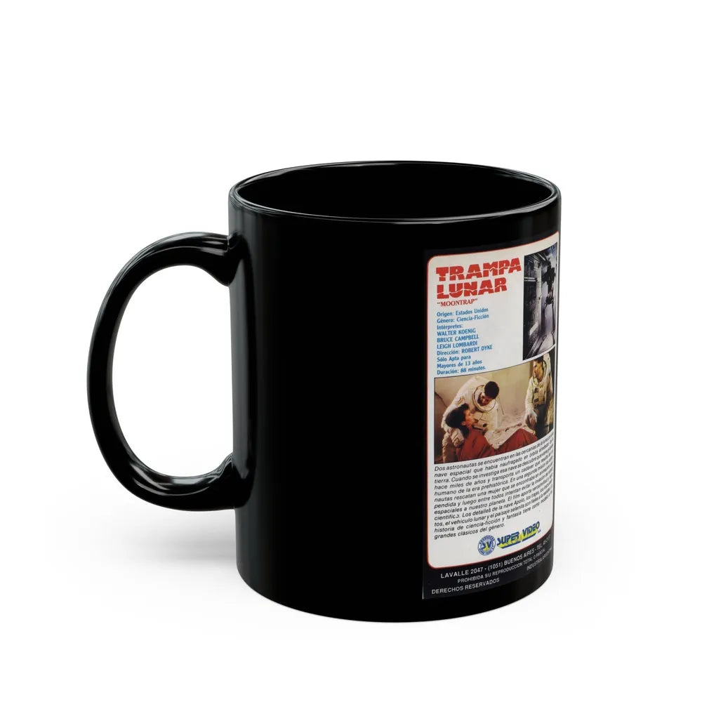 TRAMPA LUNAR MOONTRAP (VHS COVER) - Black Coffee Mug-Go Mug Yourself