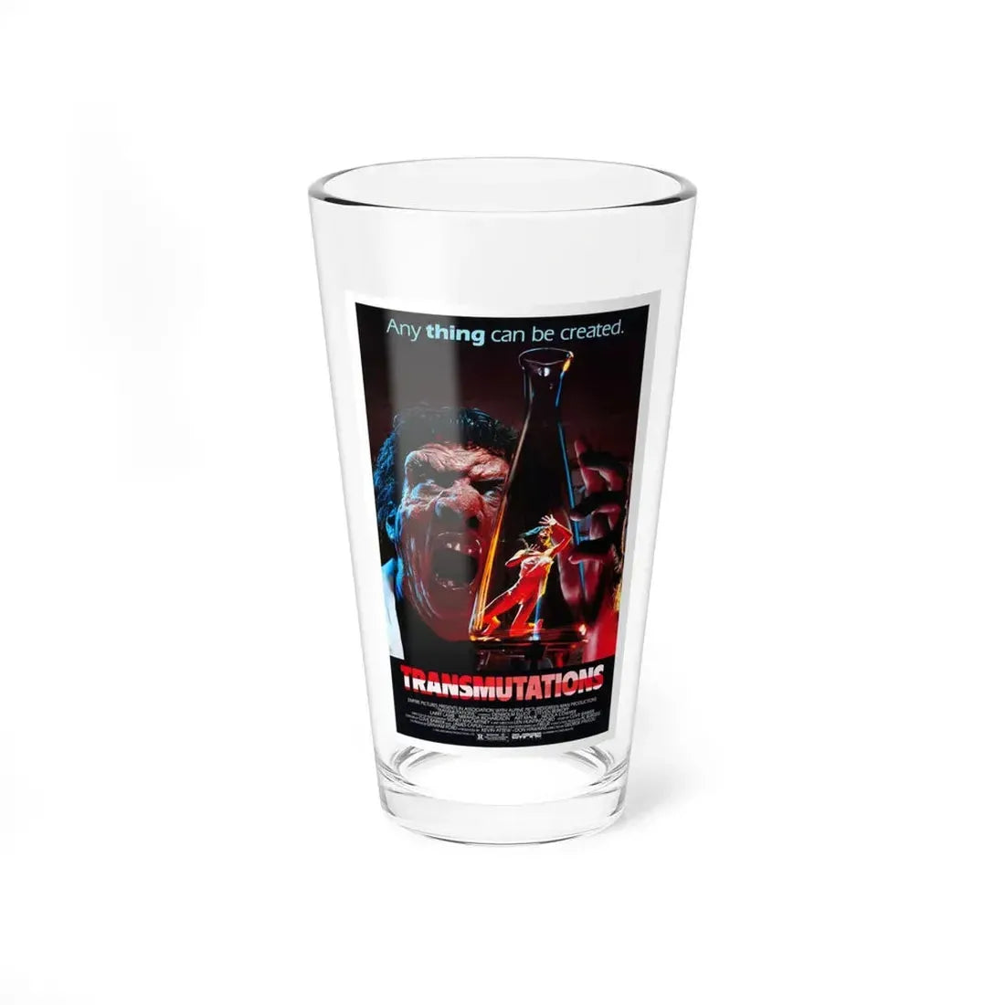 TRANSMUTATIONS (UNDERWORLD) 1985 Movie Poster - Pint Glass 16oz 16oz - Go Mug Yourself