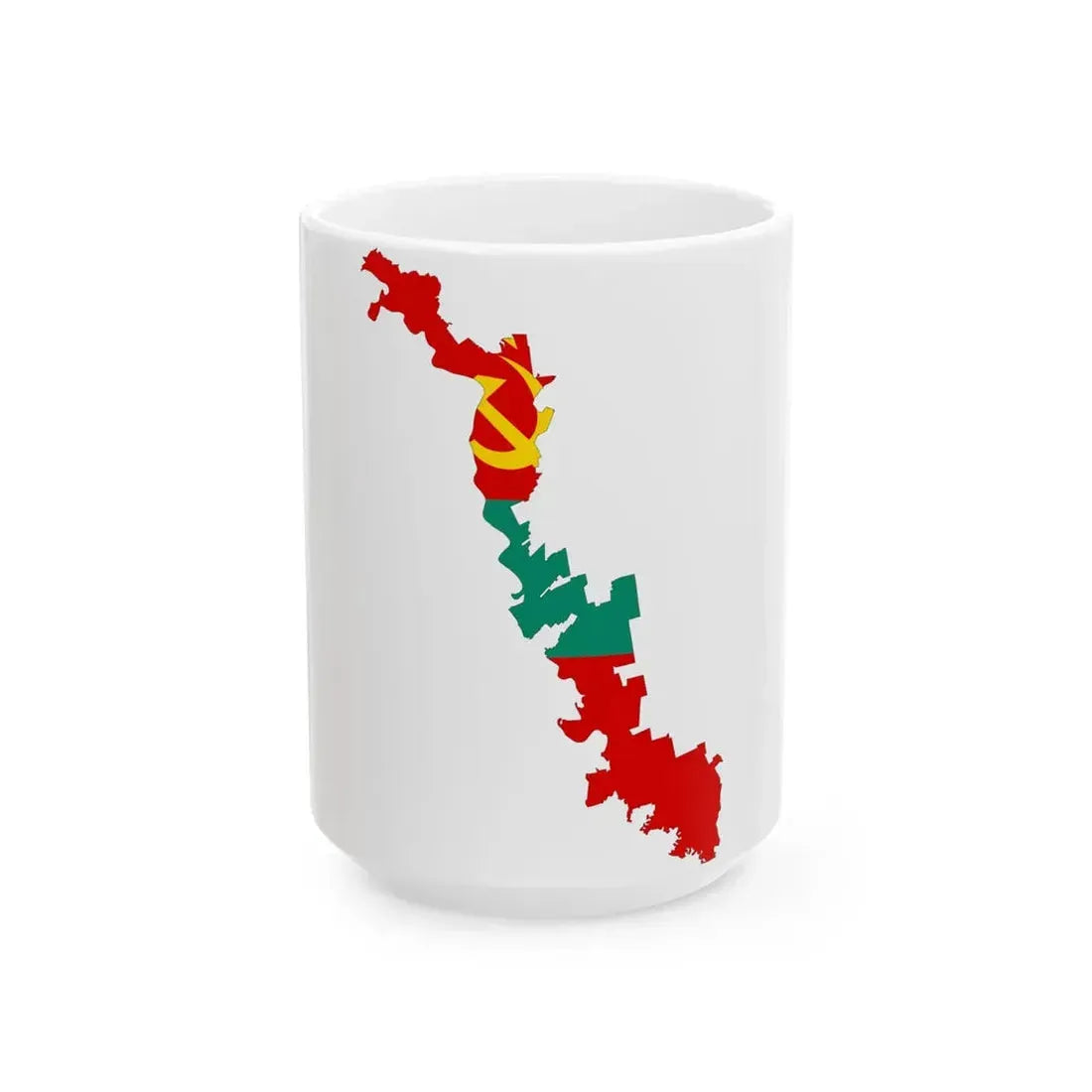 Transnistria-Flagmap (Moldova) White Coffee Mug 15oz - Go Mug Yourself