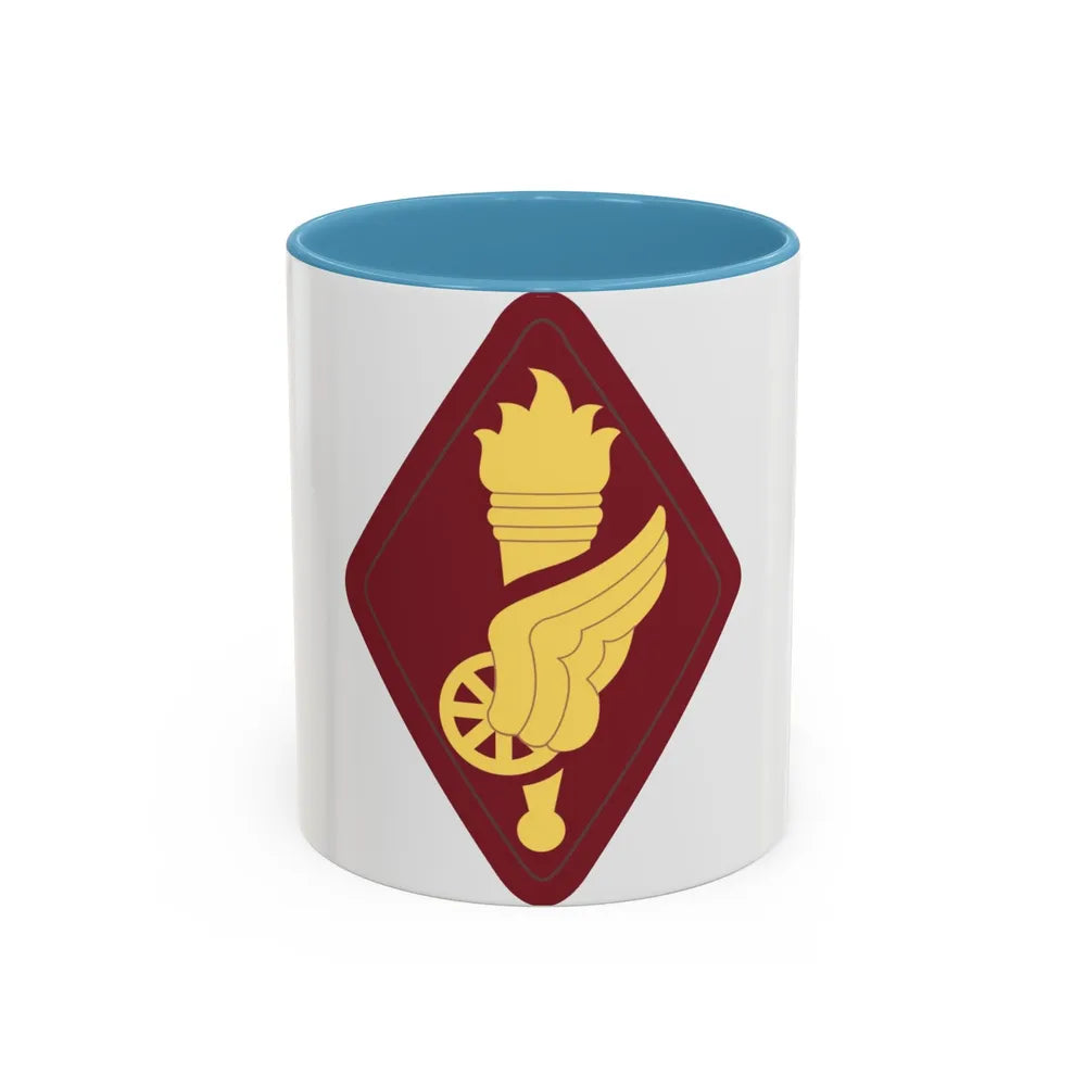 Transportation Center and School (U.S. Army) Accent Coffee Mug 11oz Light Blue - Go Mug Yourself