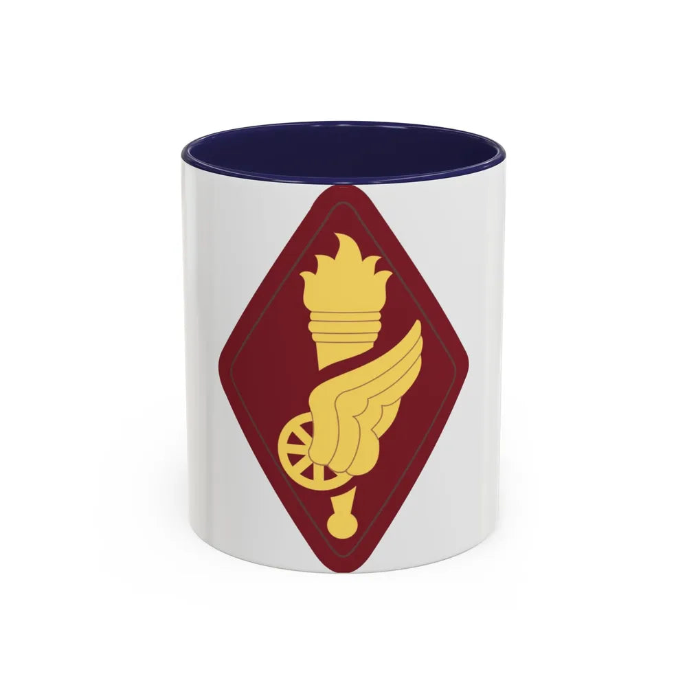 Transportation Center and School (U.S. Army) Accent Coffee Mug 11oz Navy - Go Mug Yourself