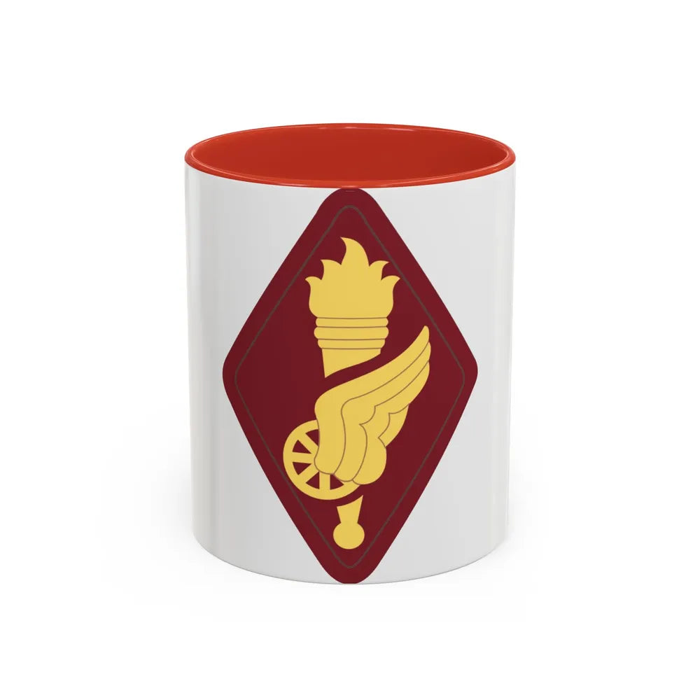Transportation Center and School (U.S. Army) Accent Coffee Mug 11oz Red - Go Mug Yourself