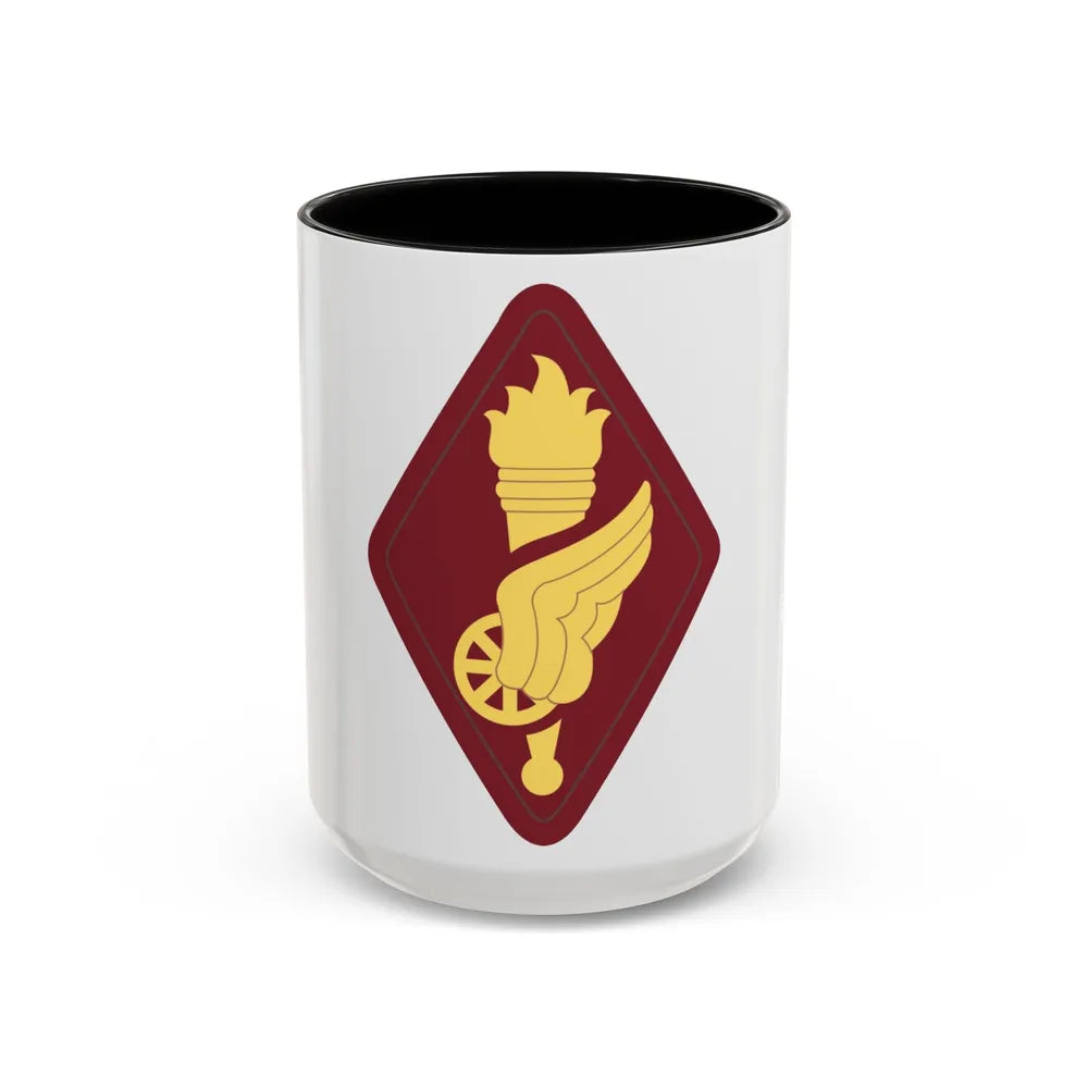 Transportation Center and School (U.S. Army) Accent Coffee Mug 15oz Black - Go Mug Yourself