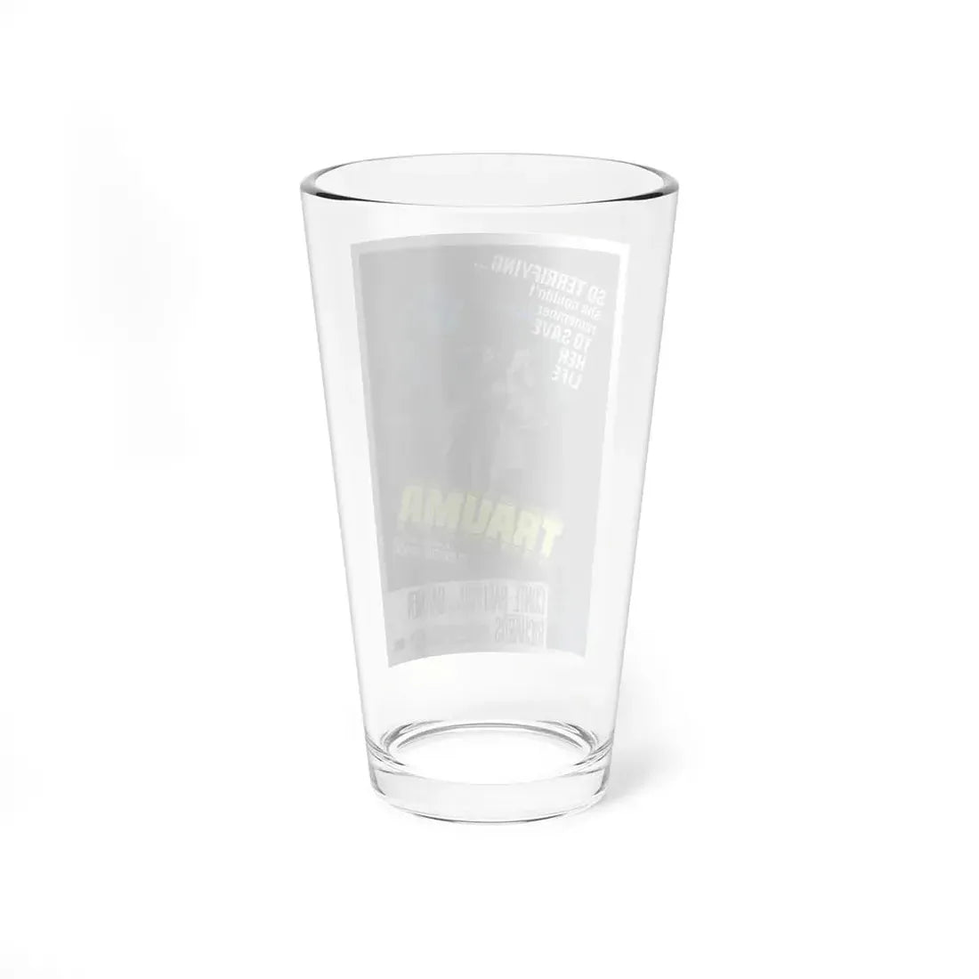 TRAUMA 1962 Movie Poster - Pint Glass 16oz - Go Mug Yourself