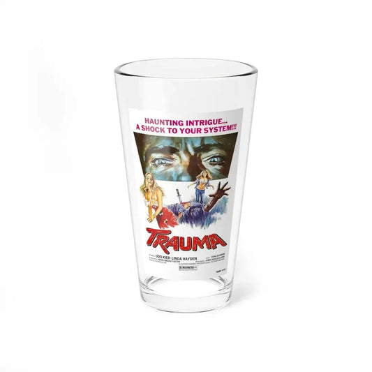 TRAUMA (HOUSE ON STRAW HILL) 1976 Movie Poster - Pint Glass 16oz 16oz - Go Mug Yourself