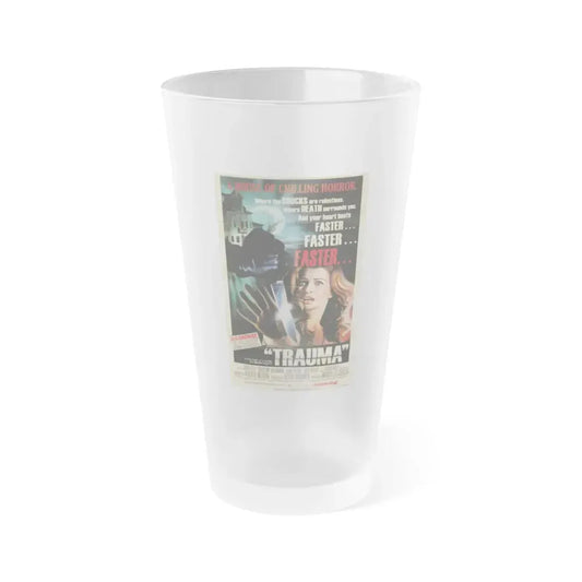 TRAUMA (RINGS OF FEAR) 1978 Movie Poster - Frosted Pint Glass 16oz 16oz Frosted - Go Mug Yourself