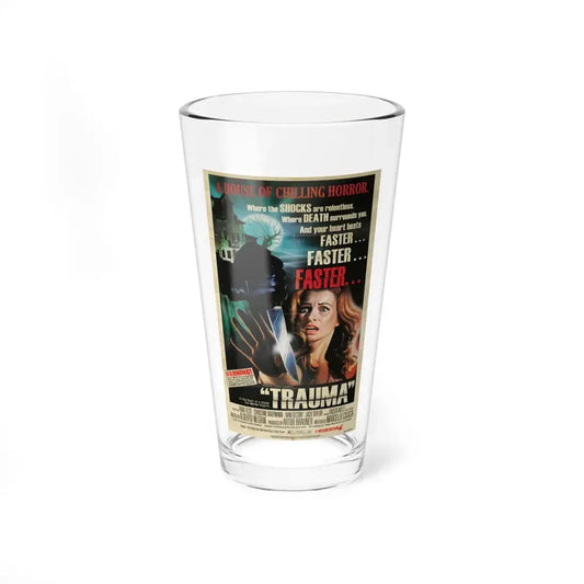 TRAUMA (RINGS OF FEAR) 1978 Movie Poster - Pint Glass 16oz 16oz - Go Mug Yourself