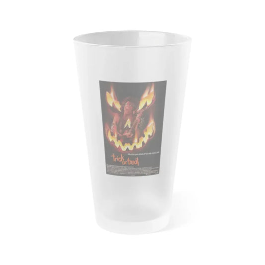 TRICK OR TREAT 1986 Movie Poster - Frosted Pint Glass 16oz Default Title - Go Mug Yourself
