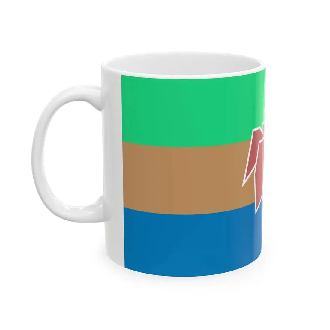 Tricolor Kapok Flag (China) White Coffee Mug - Go Mug Yourself