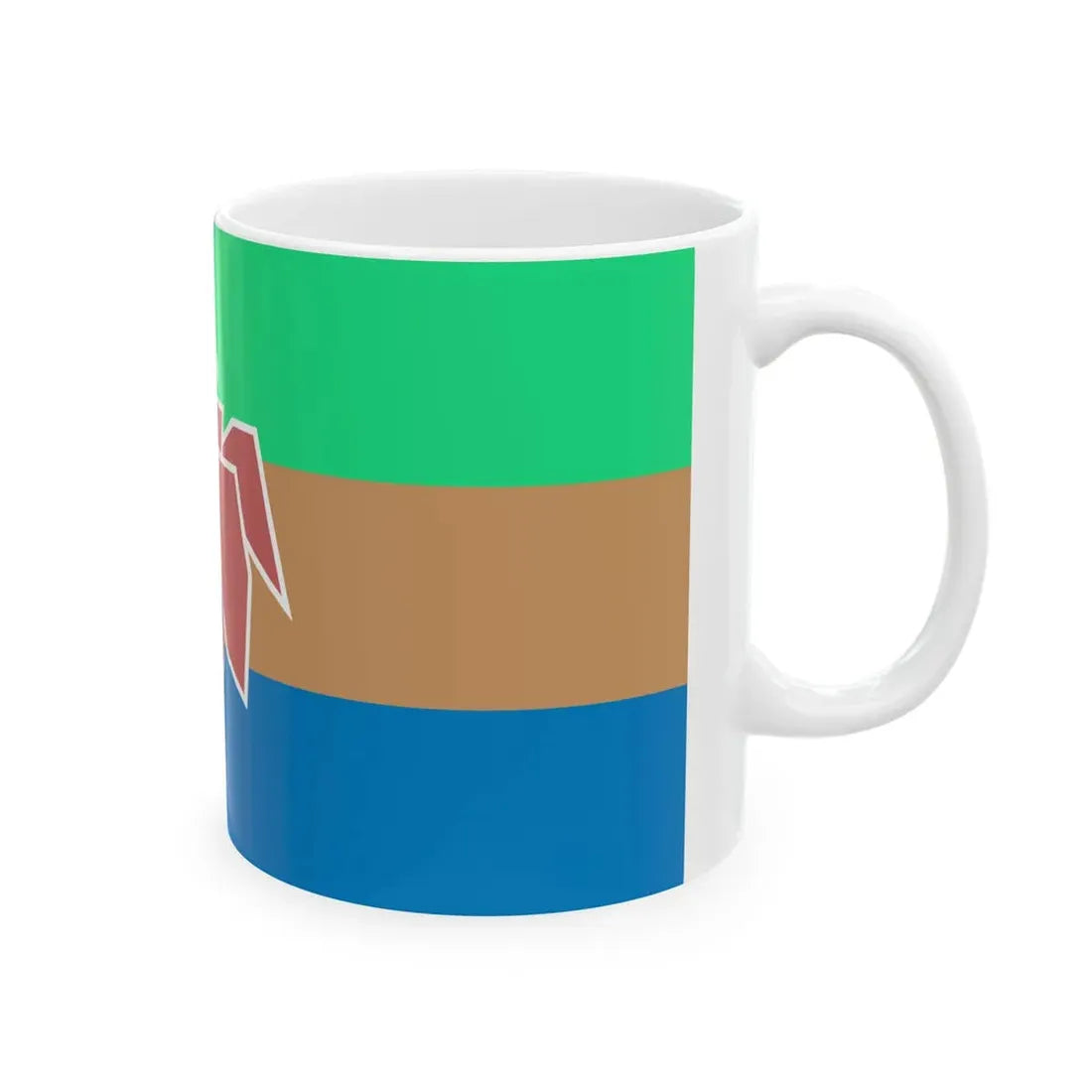 Tricolor Kapok Flag (China) White Coffee Mug - Go Mug Yourself
