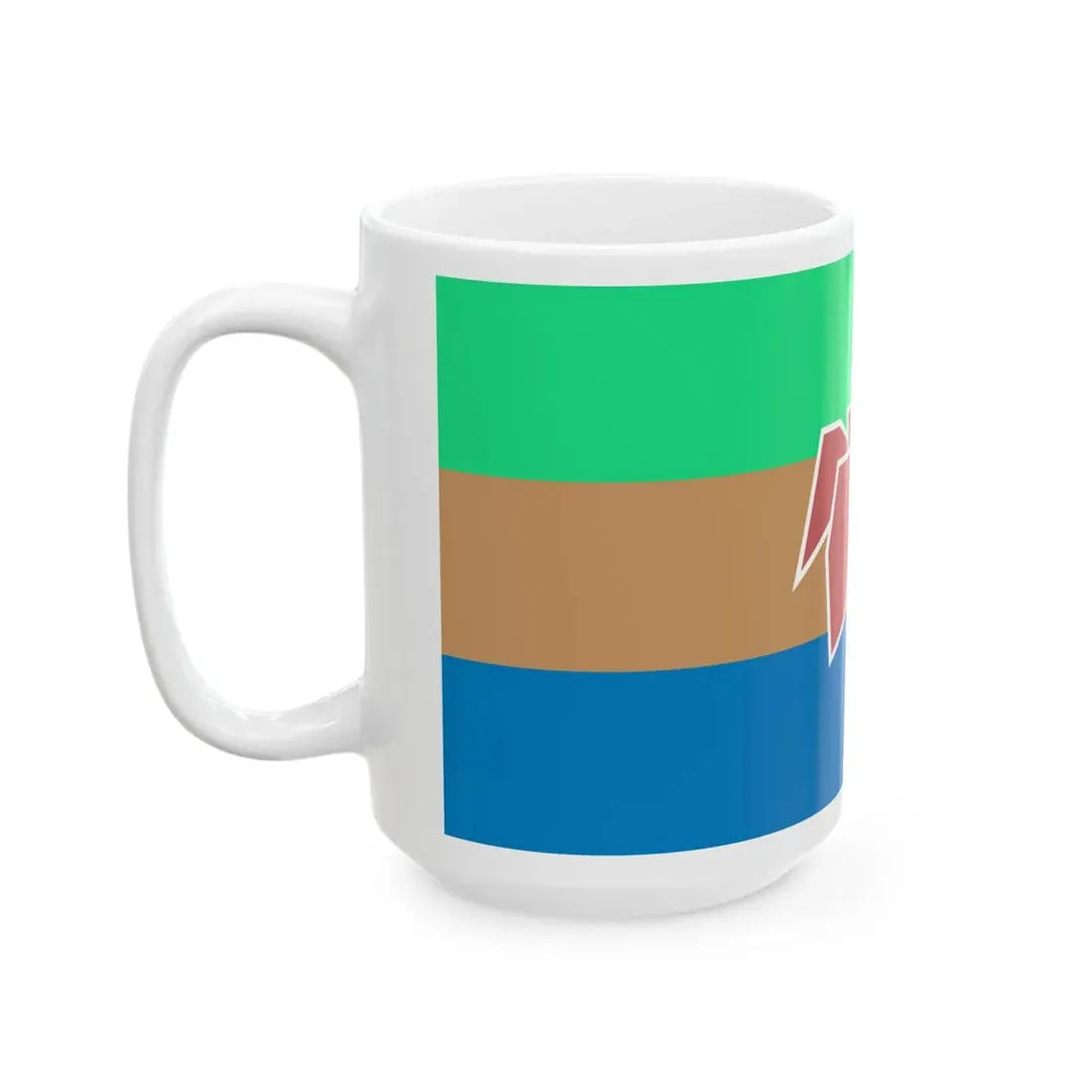 Tricolor Kapok Flag (China) White Coffee Mug - Go Mug Yourself