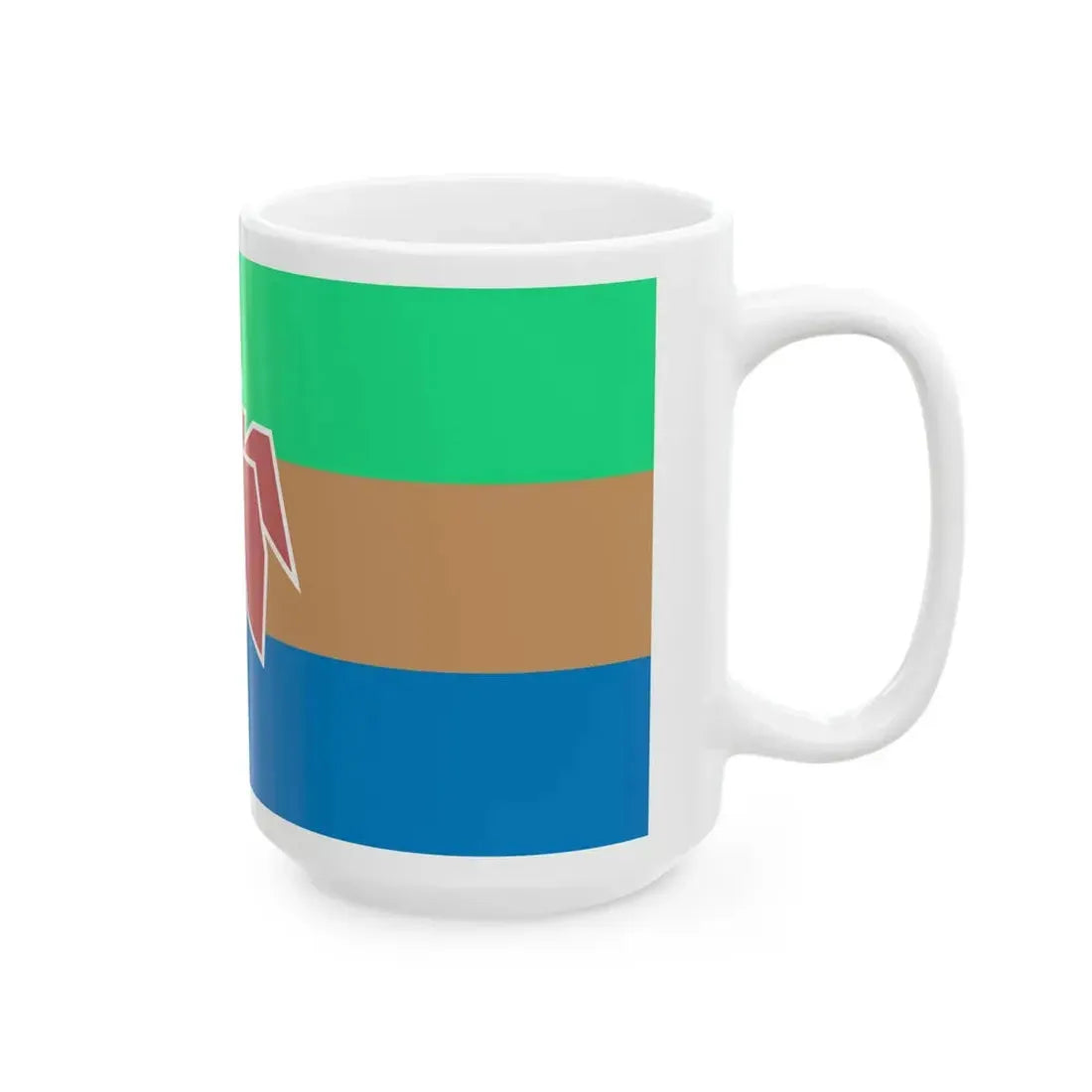 Tricolor Kapok Flag (China) White Coffee Mug - Go Mug Yourself