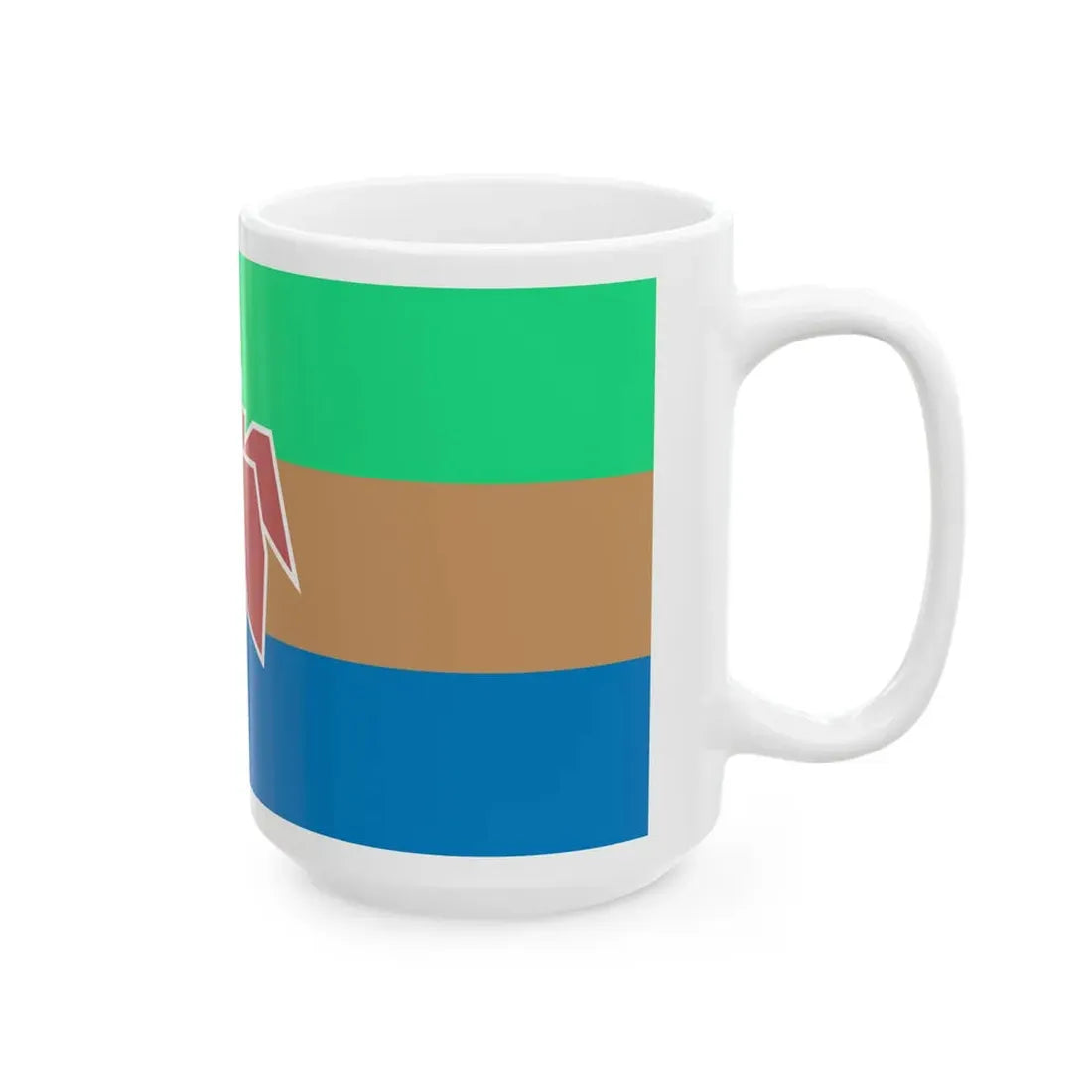Tricolor Kapok Flag (China) White Coffee Mug - Go Mug Yourself