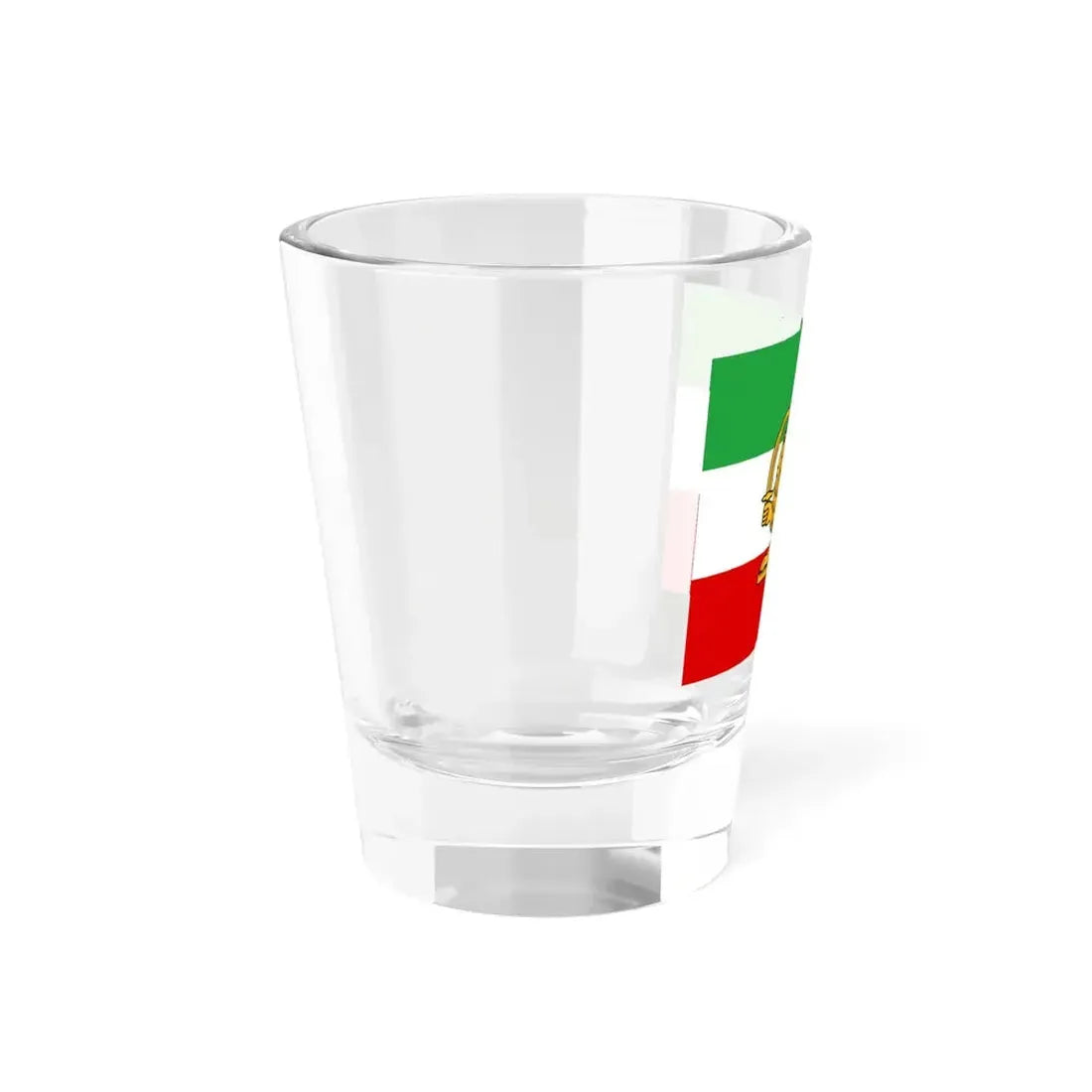 Tricolour Flag of Iran 1886 (Iran) Shot Glass 1.5oz - Go Mug Yourself