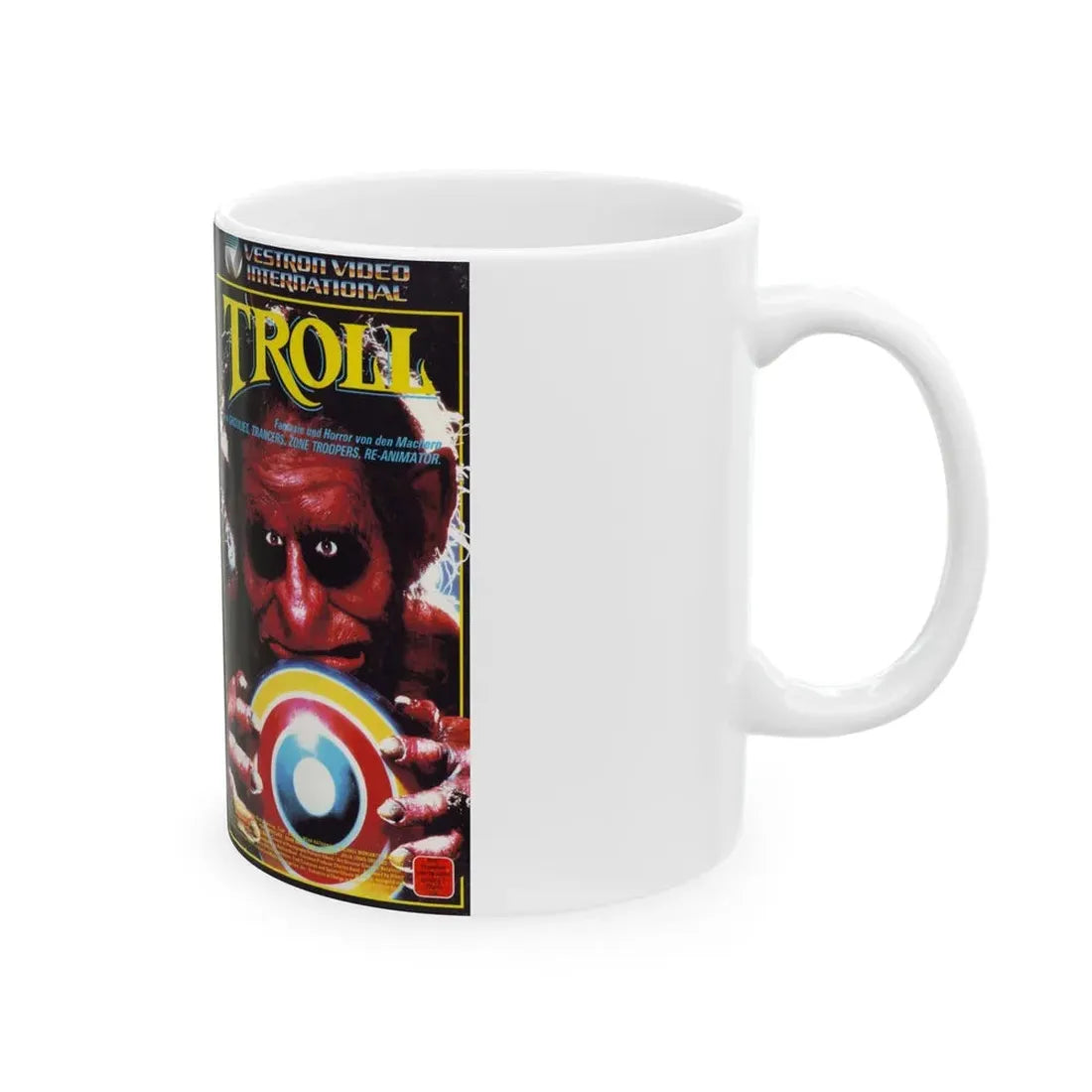 TROLL VERSION2 (VHS COVER) - White Coffee Mug - Go Mug Yourself