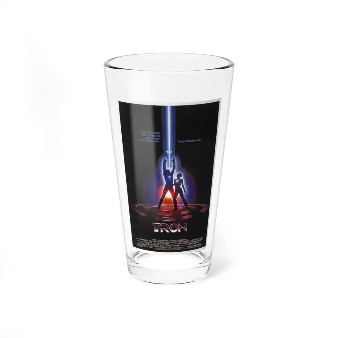 TRON 1982 Movie Poster - Pint Glass 16oz 16oz - Go Mug Yourself